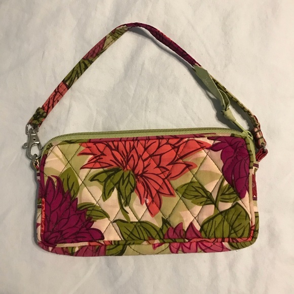Vera Bradley floral patterned wristlet - Picture 2 of 3